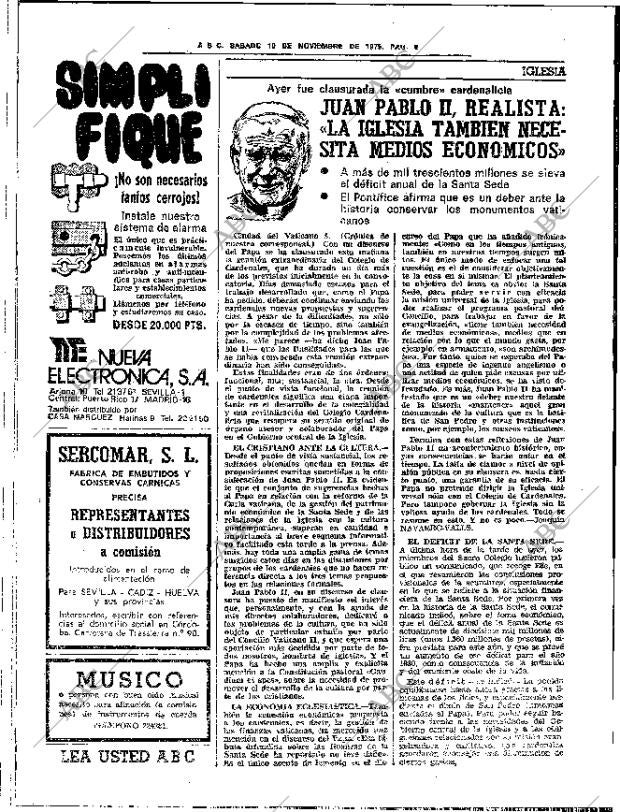 ABC SEVILLA 10-11-1979 página 20