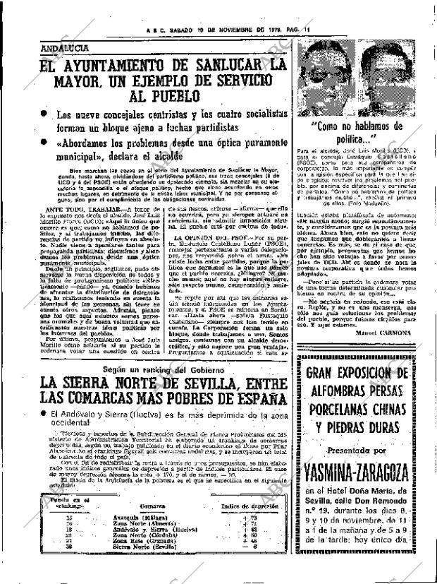 ABC SEVILLA 10-11-1979 página 23