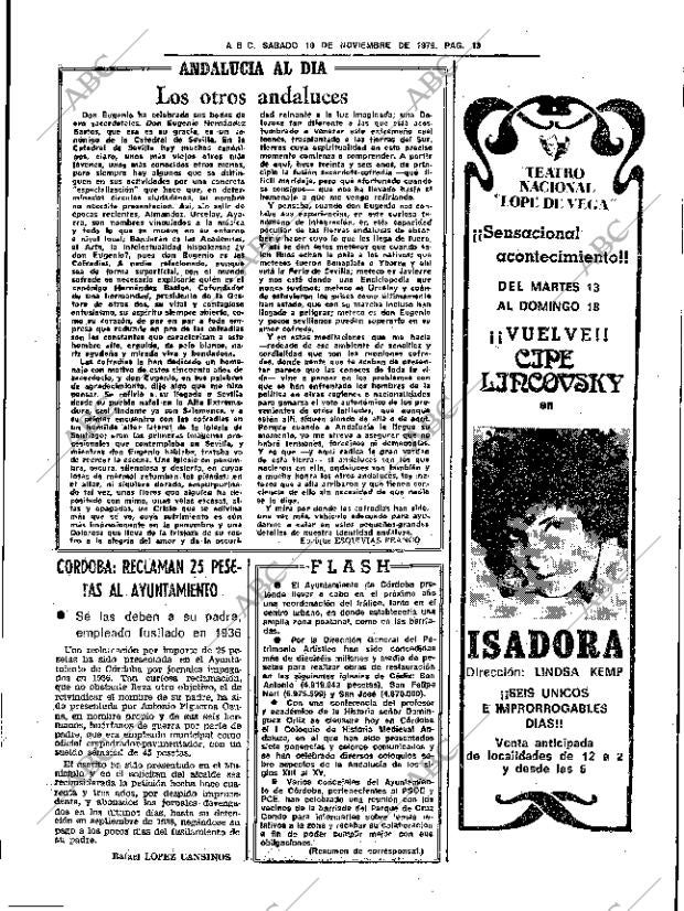 ABC SEVILLA 10-11-1979 página 25