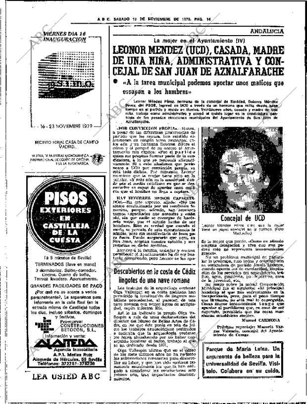ABC SEVILLA 10-11-1979 página 26