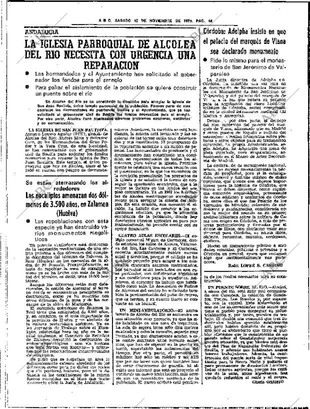 ABC SEVILLA 10-11-1979 página 28