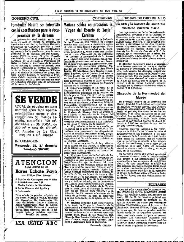 ABC SEVILLA 10-11-1979 página 46