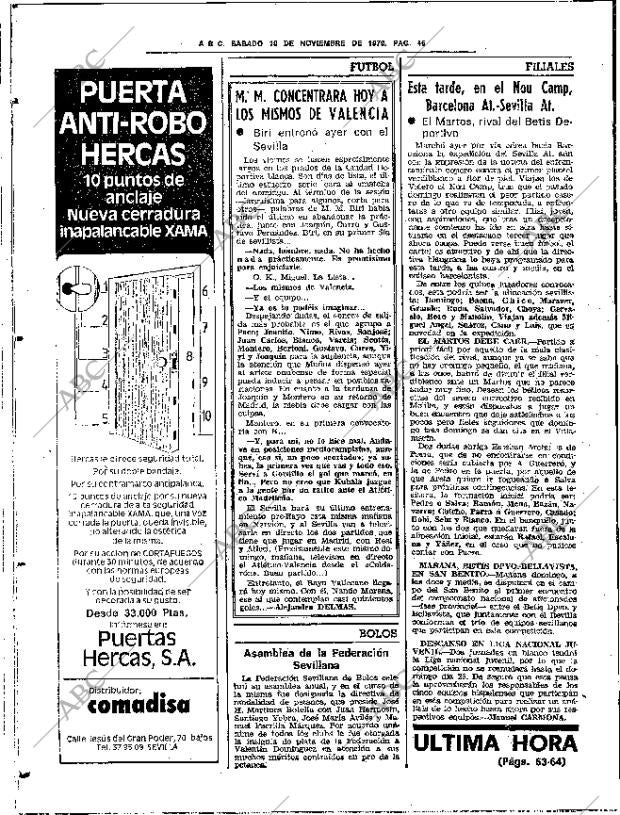 ABC SEVILLA 10-11-1979 página 58