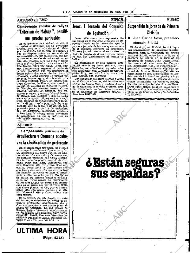 ABC SEVILLA 10-11-1979 página 59