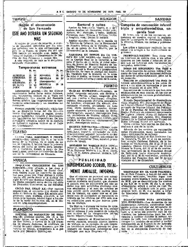 ABC SEVILLA 10-11-1979 página 62