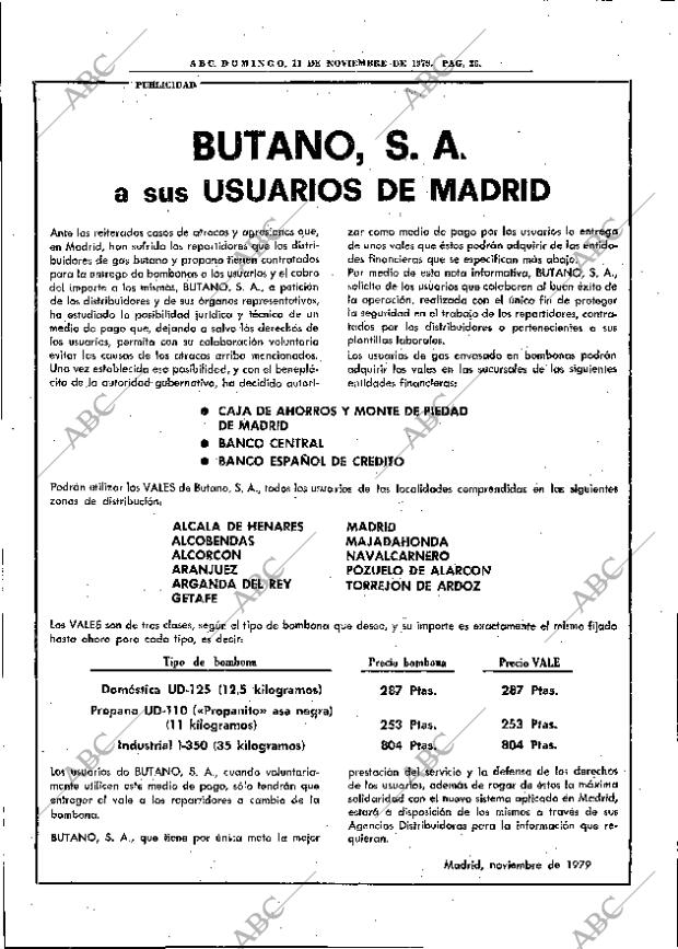 ABC MADRID 11-11-1979 página 52