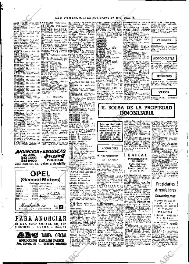 ABC MADRID 11-11-1979 página 74