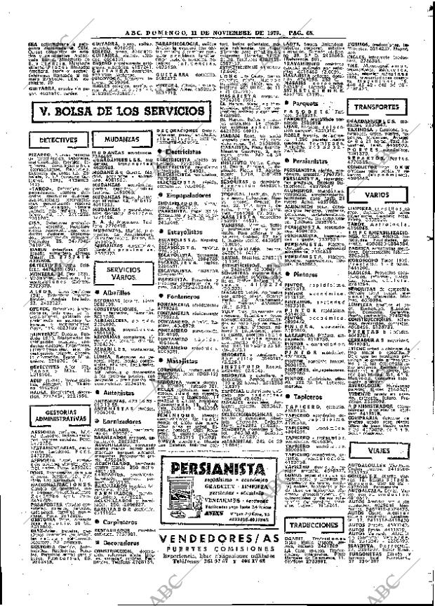 ABC MADRID 11-11-1979 página 81