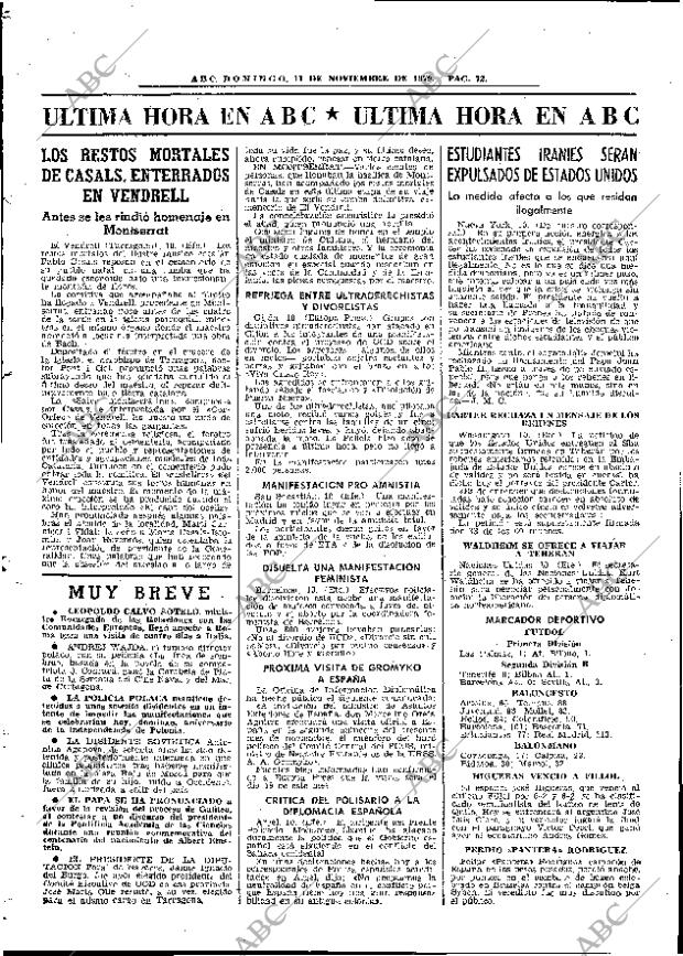ABC MADRID 11-11-1979 página 88