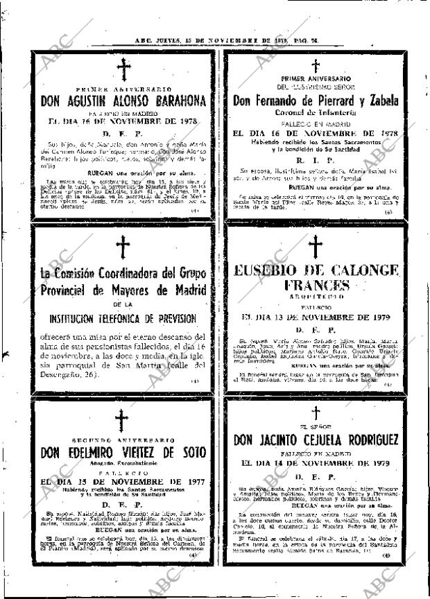 ABC MADRID 15-11-1979 página 92