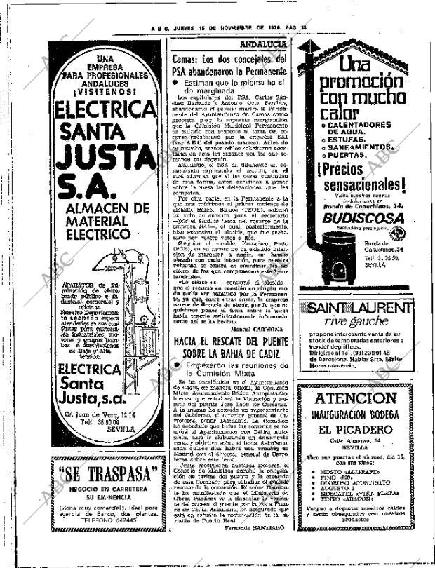 ABC SEVILLA 15-11-1979 página 22