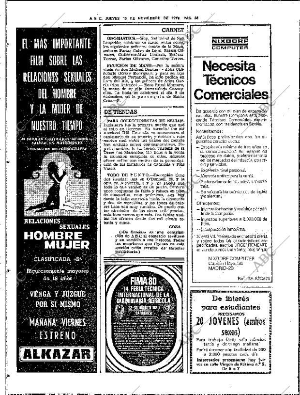 ABC SEVILLA 15-11-1979 página 46