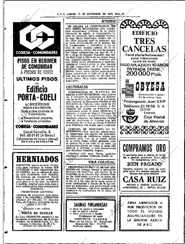 ABC SEVILLA 15-11-1979 página 52