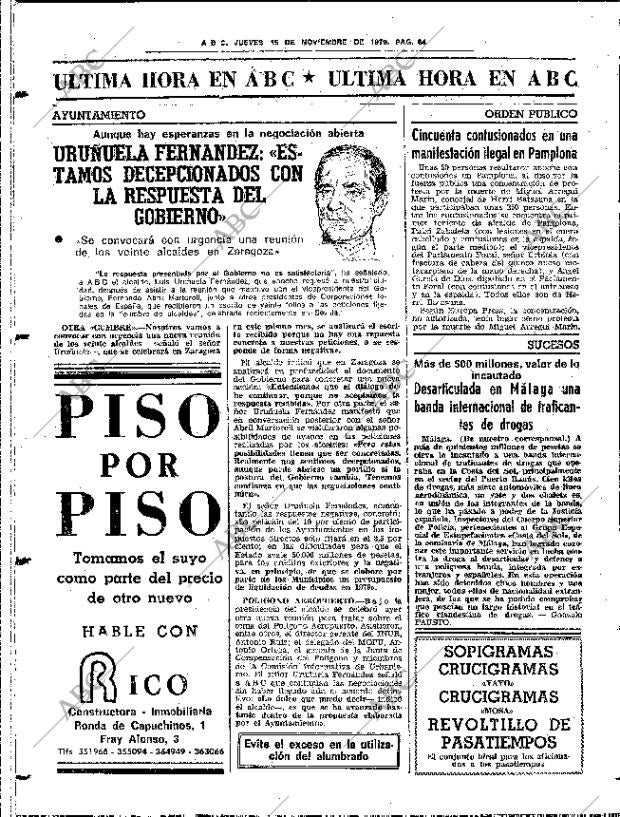 ABC SEVILLA 15-11-1979 página 72
