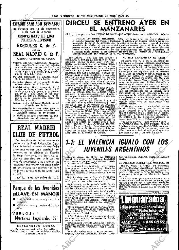 ABC MADRID 16-11-1979 página 66