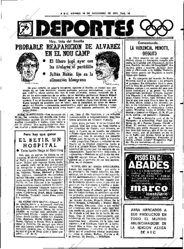 ABC SEVILLA 16-11-1979 página 57