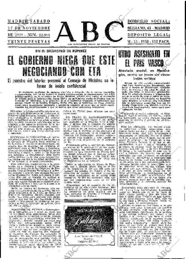 ABC MADRID 17-11-1979 página 21