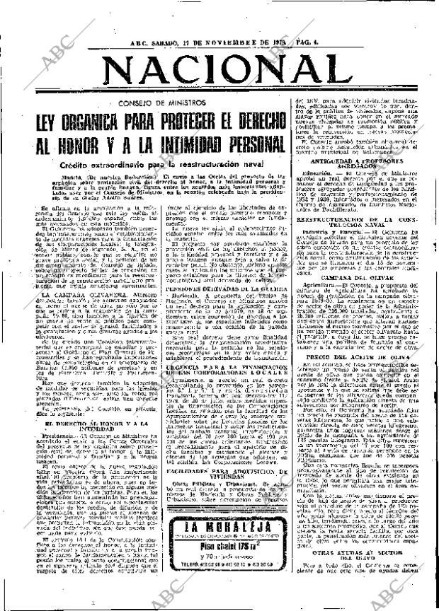 ABC MADRID 17-11-1979 página 24