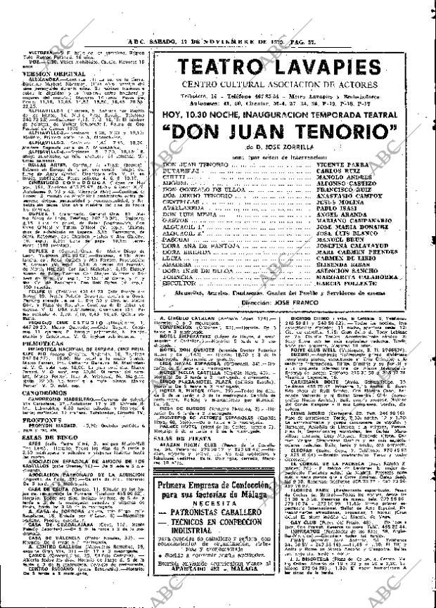 ABC MADRID 17-11-1979 página 77