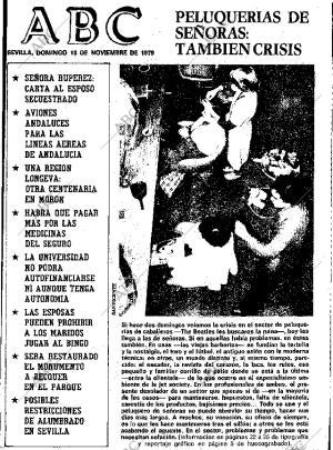 ABC SEVILLA 18-11-1979 página 1