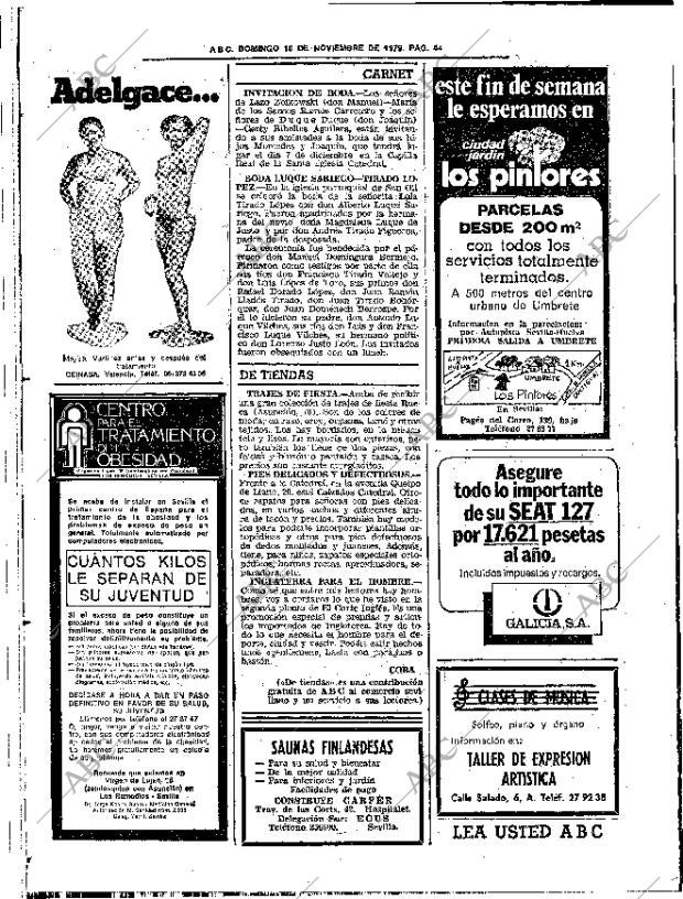 ABC SEVILLA 18-11-1979 página 60