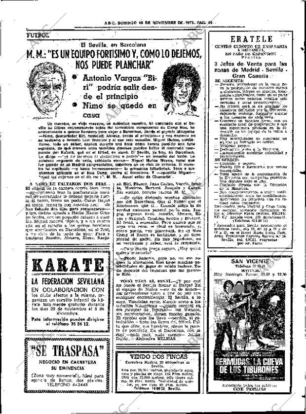 ABC SEVILLA 18-11-1979 página 65