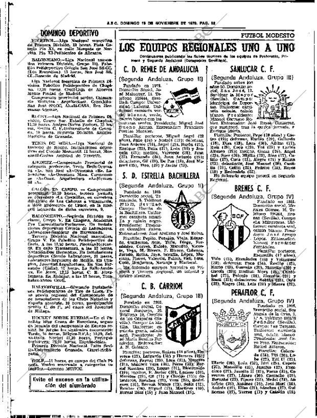ABC SEVILLA 18-11-1979 página 68