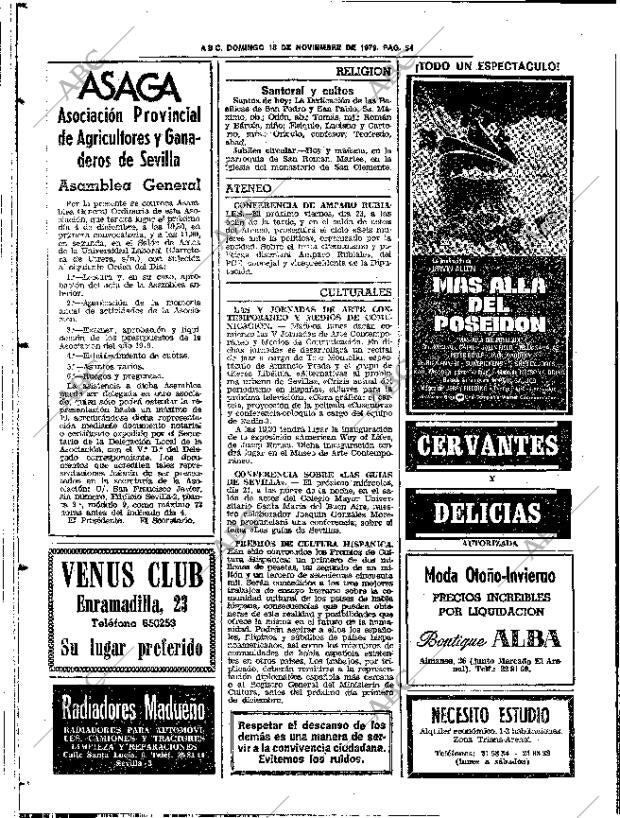 ABC SEVILLA 18-11-1979 página 70