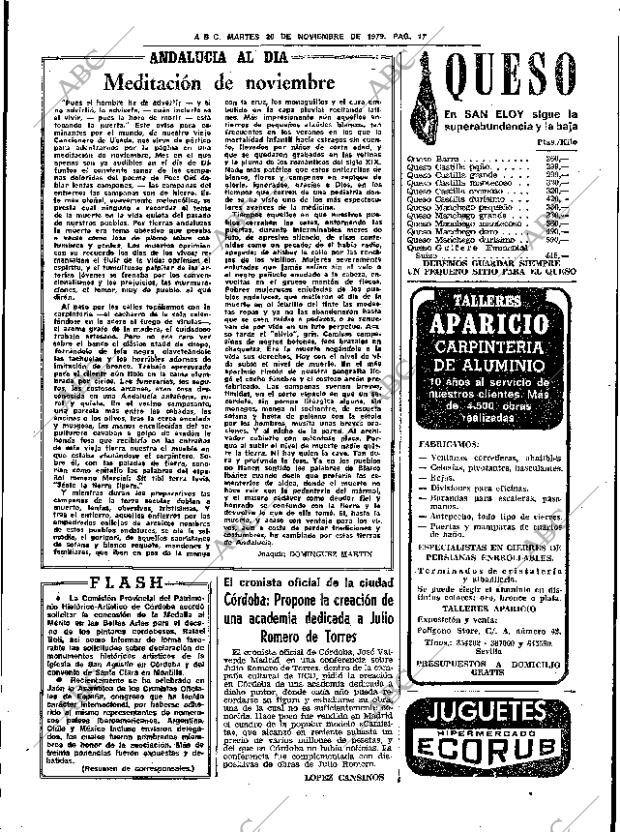 ABC SEVILLA 20-11-1979 página 41