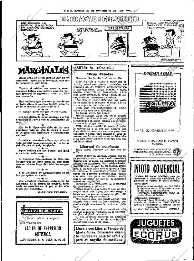 ABC SEVILLA 20-11-1979 página 61