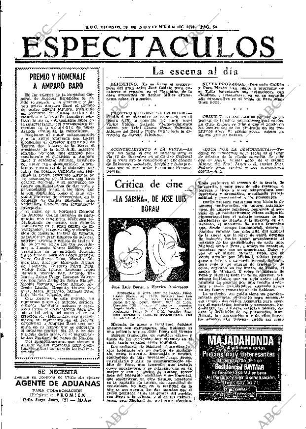 ABC MADRID 23-11-1979 página 70