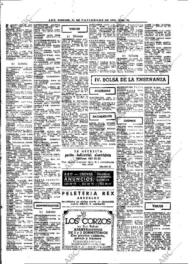 ABC MADRID 23-11-1979 página 88