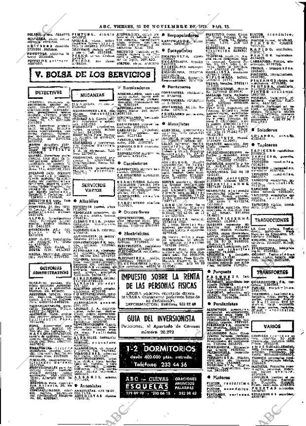 ABC MADRID 23-11-1979 página 89