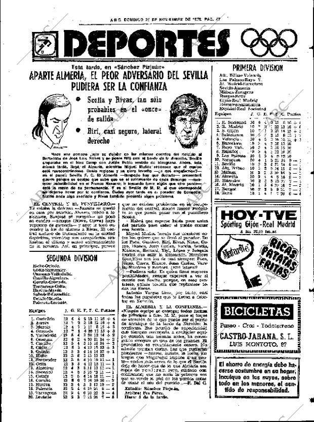 ABC SEVILLA 25-11-1979 página 61