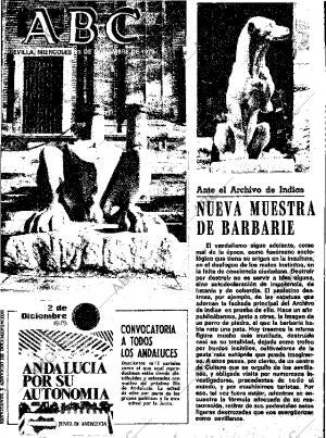 ABC SEVILLA 28-11-1979 página 1