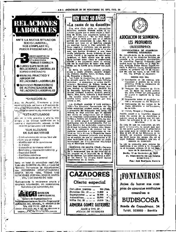 ABC SEVILLA 28-11-1979 página 42