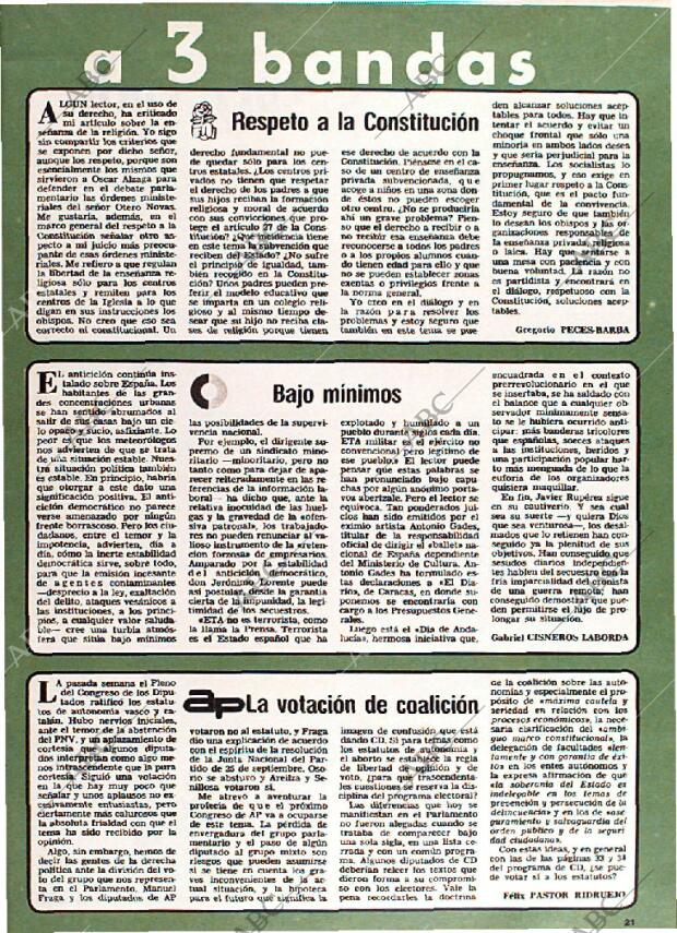 BLANCO Y NEGRO MADRID 05-12-1979 página 21