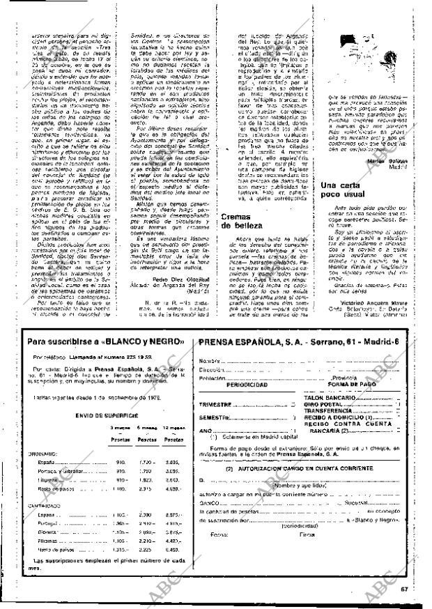 BLANCO Y NEGRO MADRID 05-12-1979 página 67
