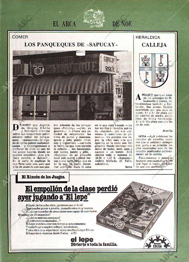 BLANCO Y NEGRO MADRID 05-12-1979 página 75