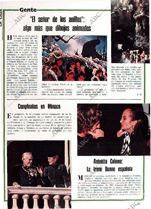 BLANCO Y NEGRO MADRID 05-12-1979 página 81