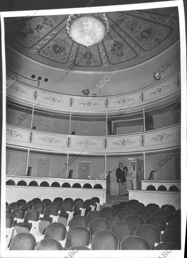 Patio de Butacas de la sala de Espectáculos del real coliseo de Carlos Iii