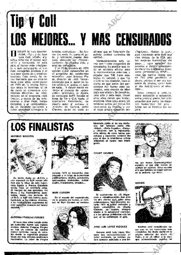 BLANCO Y NEGRO MADRID 19-12-1979 página 40