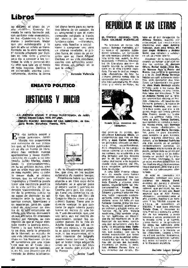 BLANCO Y NEGRO MADRID 26-12-1979 página 52