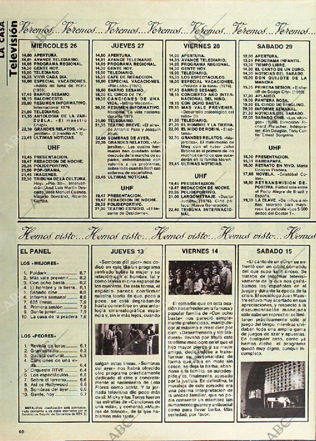 BLANCO Y NEGRO MADRID 26-12-1979 página 60