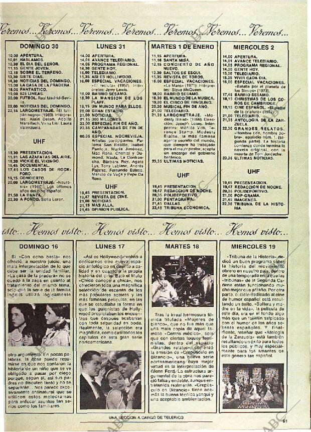 BLANCO Y NEGRO MADRID 26-12-1979 página 61