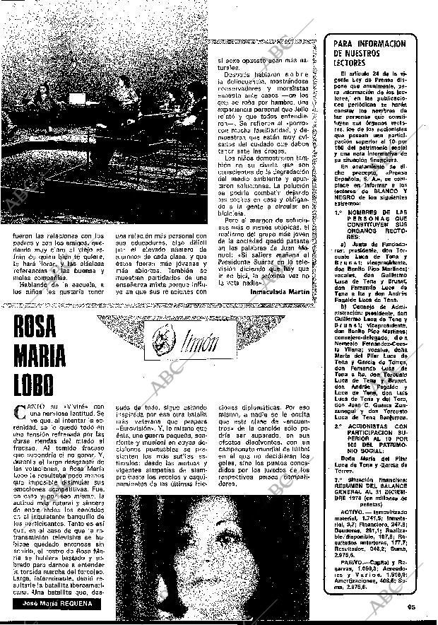 BLANCO Y NEGRO MADRID 26-12-1979 página 65
