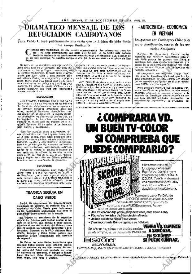 ABC MADRID 27-12-1979 página 23