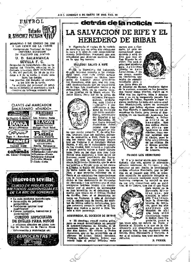 ABC SEVILLA 06-01-1980 página 50