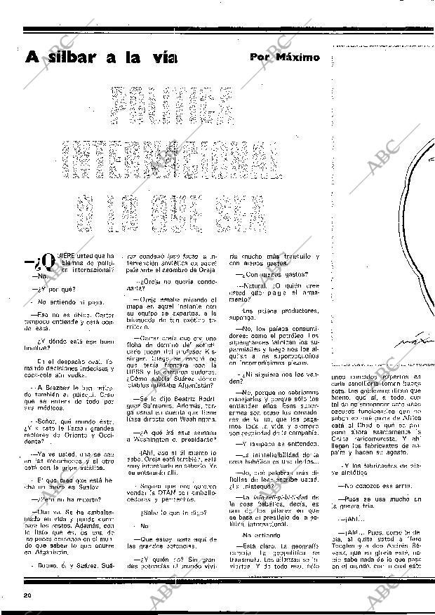 BLANCO Y NEGRO MADRID 16-01-1980 página 20