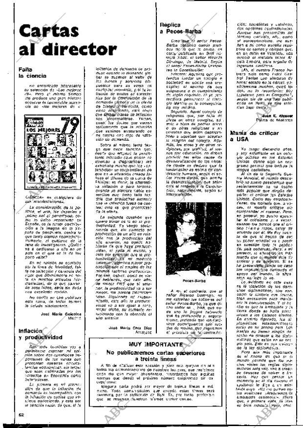 BLANCO Y NEGRO MADRID 16-01-1980 página 52